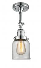 Innovations Lighting 201F-PC-G52 - Bell - 1 Light - 5 inch - Polished Chrome - Adjustable Semi-Flush Mount