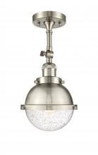 Innovations Lighting 201F-SN-HFS-64-SN - Hampden - 1 Light - 7 inch - Brushed Satin Nickel - Adjustable Semi-Flush Mount