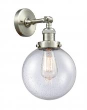 Innovations Lighting 203-SN-G204-8 - Beacon - 1 Light - 8 inch - Brushed Satin Nickel - Adjustable Sconce