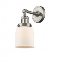 Innovations Lighting 203-SN-G51 - Bell - 1 Light - 5 inch - Brushed Satin Nickel - Adjustable Sconce