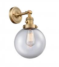 Innovations Lighting 203SW-BB-G202-8 - Beacon - 1 Light - 8 inch - Brushed Brass - Adjustable Sconce