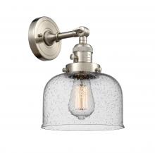 Innovations Lighting 203SW-SN-G74 - Bell - 1 Light - 8 inch - Brushed Satin Nickel - Adjustable Sconce
