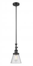 Innovations Lighting 206-BK-G64 - Cone - 1 Light - 6 inch - Matte Black - Stem Hung - Adjustable Mini Pendant