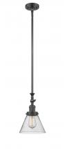 Innovations Lighting 206-OB-G44 - Cone - 1 Light - 8 inch - Oil Rubbed Bronze - Stem Hung - Adjustable Mini Pendant
