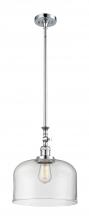 Innovations Lighting 206-PC-G72-L - Bell - 1 Light - 12 inch - Polished Chrome - Stem Hung - Adjustable Mini Pendant