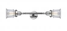 Innovations Lighting 208L-PC-G182S - Canton - 2 Light - 6 inch - Polished Chrome - Adjustable Bath Vanity Light