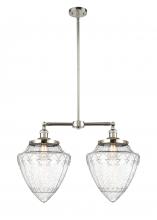 Innovations Lighting 209-PN-G664-12 - Bullet - 2 Light - 24 inch - Polished Nickel - Stem Hung - Adjustable Island Light