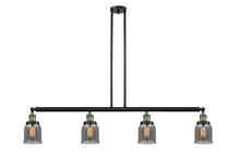 Innovations Lighting 214-BAB-G53 - Bell - 4 Light - 50 inch - Black Antique Brass - Stem Hung - Adjustable Island Light