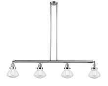 Innovations Lighting 214-PC-G324 - Olean - 4 Light - 51 inch - Polished Chrome - Stem Hung - Adjustable Island Light