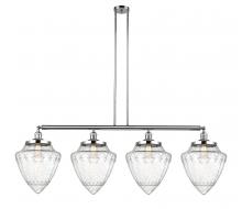 Innovations Lighting 214-PC-G664-12 - Bullet - 4 Light - 50 inch - Polished Chrome - Stem Hung - Adjustable Island Light