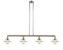 Innovations Lighting 214-PN-G1 - Halophane - 4 Light - 53 inch - Polished Nickel - Stem Hung - Adjustable Island Light