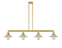 Innovations Lighting 214-SG-G2 - Halophane - 4 Light - 53 inch - Satin Gold - Stem Hung - Adjustable Island Light
