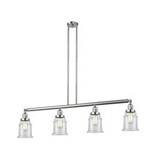 Innovations Lighting 214-SN-G182 - Canton - 4 Light - 51 inch - Brushed Satin Nickel - Stem Hung - Adjustable Island Light