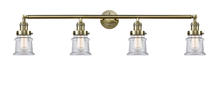 Innovations Lighting 215-AB-G182S - Canton - 4 Light - 42 inch - Antique Brass - Adjustable Bath Vanity Light