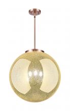 Innovations Lighting 221-3S-AC-G208-18 - Beacon - 3 Light - 18 inch - Antique Copper - Cord hung - Pendant