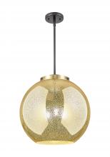 Innovations Lighting 221-3S-BAB-G128-16 - Athens - 3 Light - 16 inch - Black Antique Brass - Cord hung - Pendant