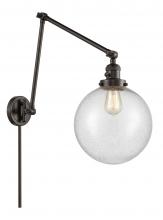 Innovations Lighting 238-OB-G204-10 - Beacon - 1 Light - 10 inch - Oil Rubbed Bronze -Adjustable Swing Arm