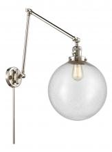Innovations Lighting 238-PN-G204-12 - Beacon - 1 Light - 12 inch - Polished Nickel -Adjustable Swing Arm