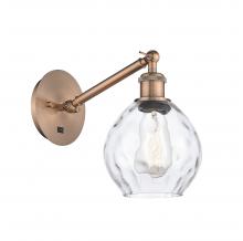 Innovations Lighting 317-1W-AC-G362 - Waverly - 1 Light - 6 inch - Antique Copper - Adjustable Sconce
