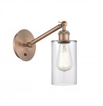 Innovations Lighting 317-1W-AC-G802 - Clymer - 1 Light - 4 inch - Antique Copper - Adjustable Sconce