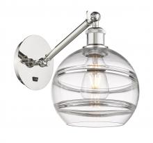 Innovations Lighting 317-1W-PN-G556-8CL - Rochester - 1 Light - 8 inch - Polished Nickel - Adjustable Sconce