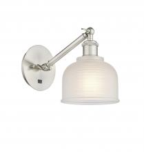 Innovations Lighting 317-1W-SN-G411 - Dayton - 1 Light - 6 inch - Brushed Satin Nickel - Adjustable Sconce