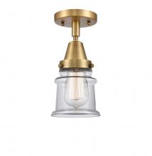 Innovations Lighting 447-1C-BB-G182S - Canton - 1 Light - 6 inch - Brushed Brass - Flush Mount