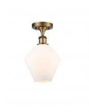 Innovations Lighting 516-1C-BB-G651-8 - Cindyrella - 1 Light - 8 inch - Brushed Brass - Semi-Flush Mount