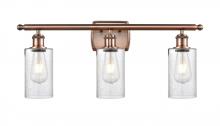 Innovations Lighting 516-3W-AC-G804 - Clymer - 3 Light - 24 inch - Antique Copper - Bath Vanity Light