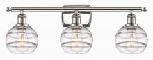 Innovations Lighting 516-3W-PN-G556-6CL - Rochester - 3 Light - 26 inch - Polished Nickel - Bath Vanity Light
