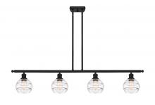 Innovations Lighting 516-4I-BK-G556-6CL - Rochester - 4 Light - 48 inch - Matte Black - Cord hung - Island Light