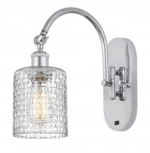 Innovations Lighting 518-1W-PC-G112C-5CL - Cobbleskill - 1 Light - 5 inch - Polished Chrome - Adjustable Swing Arm