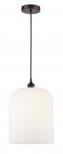 Innovations Lighting 616-1P-OB-G559-12GWH - Bridal Veil - 1 Light - 5 inch - Oil Rubbed Bronze - Cord hung - Mini Pendant