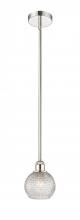 Innovations Lighting 616-1S-PN-G122C-6CL - Athens - 1 Light - 6 inch - Polished Nickel - Cord hung - Mini Pendant
