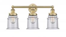 Innovations Lighting 616-3W-BB-G184 - Canton - 3 Light - 24 inch - Brushed Brass - Bath Vanity Light