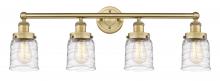 Innovations Lighting 616-4W-BB-G513 - Bell - 4 Light - 32 inch - Brushed Brass - Bath Vanity Light