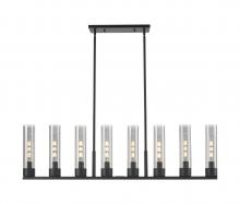 Innovations Lighting 617-8I-BK-G617-11SM - Boreas - 6 Light - 48 inch - Matte Black - Linear Pendant