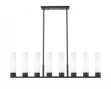 Innovations Lighting 617-8I-BK-G617-11SWH - Boreas - 6 Light - 48 inch - Matte Black - Linear Pendant