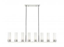 Innovations Lighting 617-8I-PN-G617-8SWH - Boreas - 6 Light - 48 inch - Polished Nickel - Linear Pendant