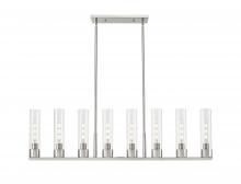 Innovations Lighting 617-8I-SN-G617-11CL - Boreas - 6 Light - 48 inch - Satin Nickel - Linear Pendant