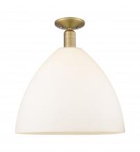 Innovations Lighting 716-1C-BB-GBD-161 - Bristol - 1 Light - 16 inch - Brushed Brass - Semi-Flush Mount
