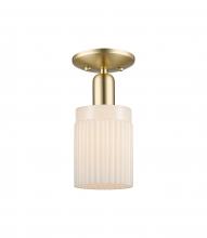 Innovations Lighting 716-1C-CB-G341 - Hadley - 1 Light - 5 inch - Champagne Bronze - Semi-Flush Mount