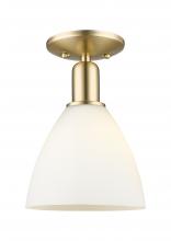 Innovations Lighting 716-1C-CB-GBD-751 - Bristol - 1 Light - 8 inch - Champagne Bronze - Semi-Flush Mount