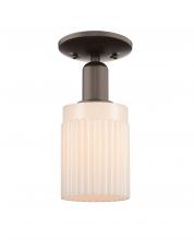 Innovations Lighting 716-1C-OB-G341 - Hadley - 1 Light - 5 inch - Oil Rubbed Bronze - Semi-Flush Mount