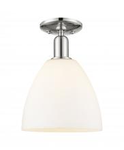 Innovations Lighting 716-1C-PN-GBD-91 - Bristol - 1 Light - 9 inch - Polished Nickel - Semi-Flush Mount