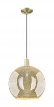 Innovations Lighting 716-1P-AB-G128-12 - Athens - 1 Light - 12 inch - Antique Brass - Cord hung - Mini Pendant