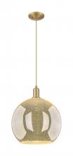 Innovations Lighting 716-1P-BB-G128-14 - Athens - 1 Light - 14 inch - Brushed Brass - Cord hung - Mini Pendant