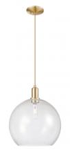 Innovations Lighting 716-1P-CB-G124-14 - Athens - 1 Light - 14 inch - Champagne Bronze - Cord hung - Mini Pendant