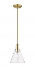 Innovations Lighting 716-1P-CB-GBC-82 - Berkshire Glass - 1 Light - 8 inch - Champagne Bronze - Cord hung - Mini Pendant