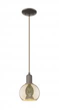 Innovations Lighting 716-1P-OB-G128-6 - Athens - 1 Light - 6 inch - Oil Rubbed Bronze - Cord hung - Mini Pendant